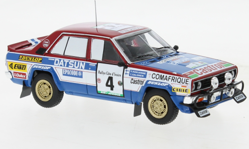 Datsun Violet GT No.4 Rally Cote d Ivoire 1981 Salonen/Harjanne - 1:43